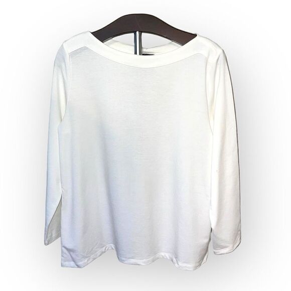 RAFAELLA Bell Sleeve Knit Top in Snow White Size XL NEW - Picture 4 of 12